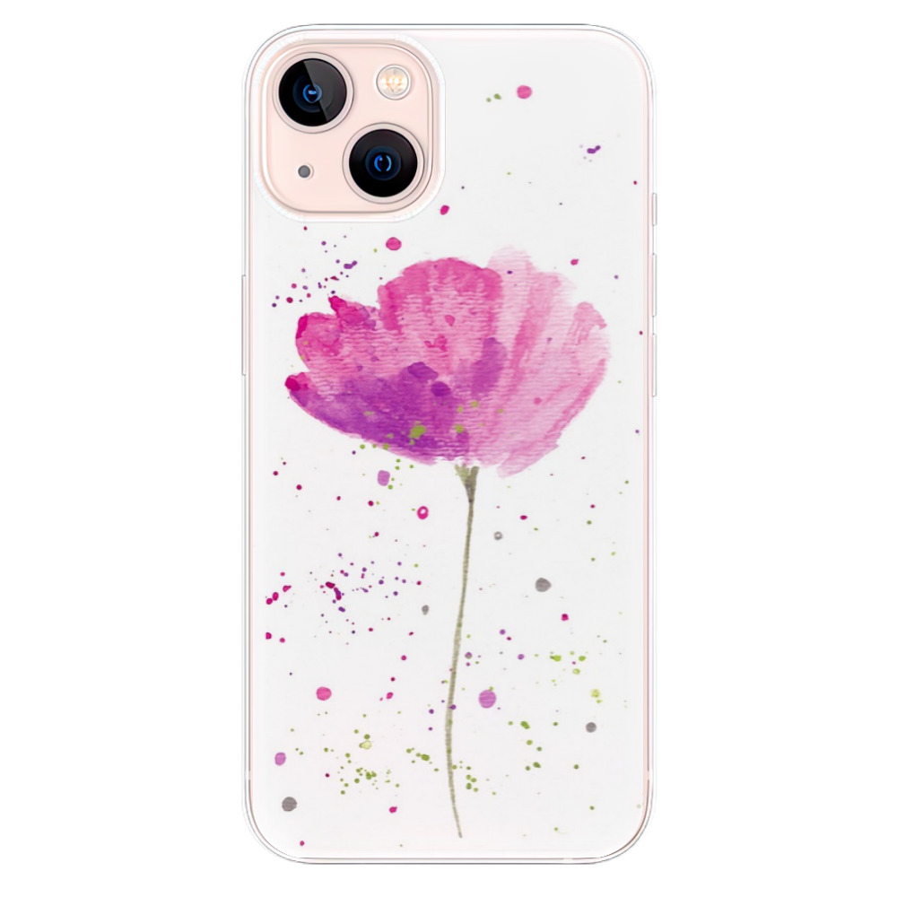 Odolné silikonové pouzdro iSaprio - Poppies - iPhone 13
