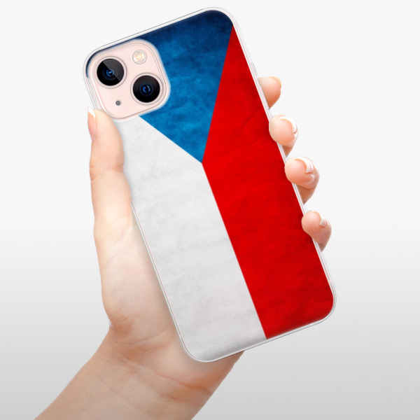 Silikonové pouzdro iSaprio - Apple iPhone 13 - Czech Flag