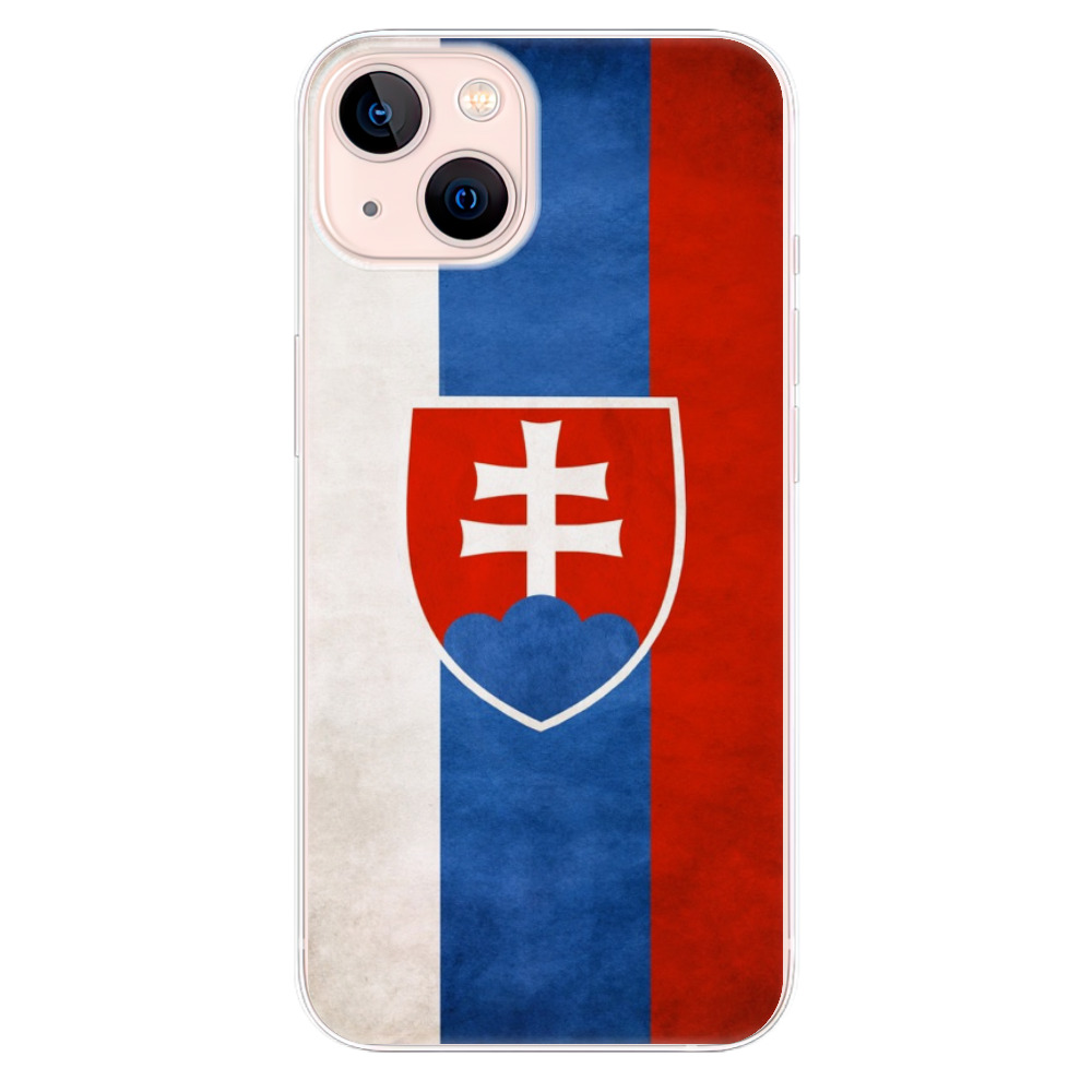 Odolné silikonové pouzdro iSaprio - Slovakia Flag - iPhone 13