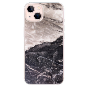 Odolné silikonové pouzdro iSaprio - BW Marble na mobil Apple iPhone 13