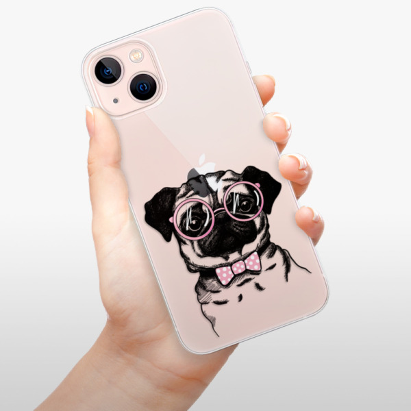 Silikonové pouzdro iSaprio - Apple iPhone 13 - The Pug