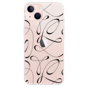 Silikonové pouzdro iSaprio - Apple iPhone 13 - Fancy black