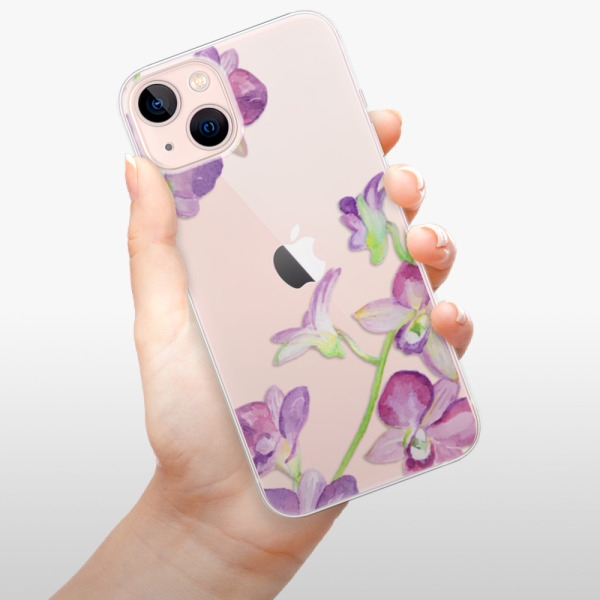 Silikonové pouzdro iSaprio - Apple iPhone 13 - Purple Orchid