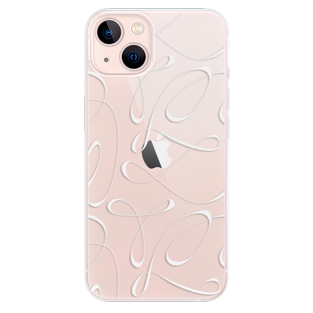 Odolné silikonové pouzdro iSaprio - Fancy - white na mobil Apple iPhone 13 (Odolný silikonový kryt, obal, pouzdro iSaprio - Fancy - white na mobilní telefon Apple iPhone 13)