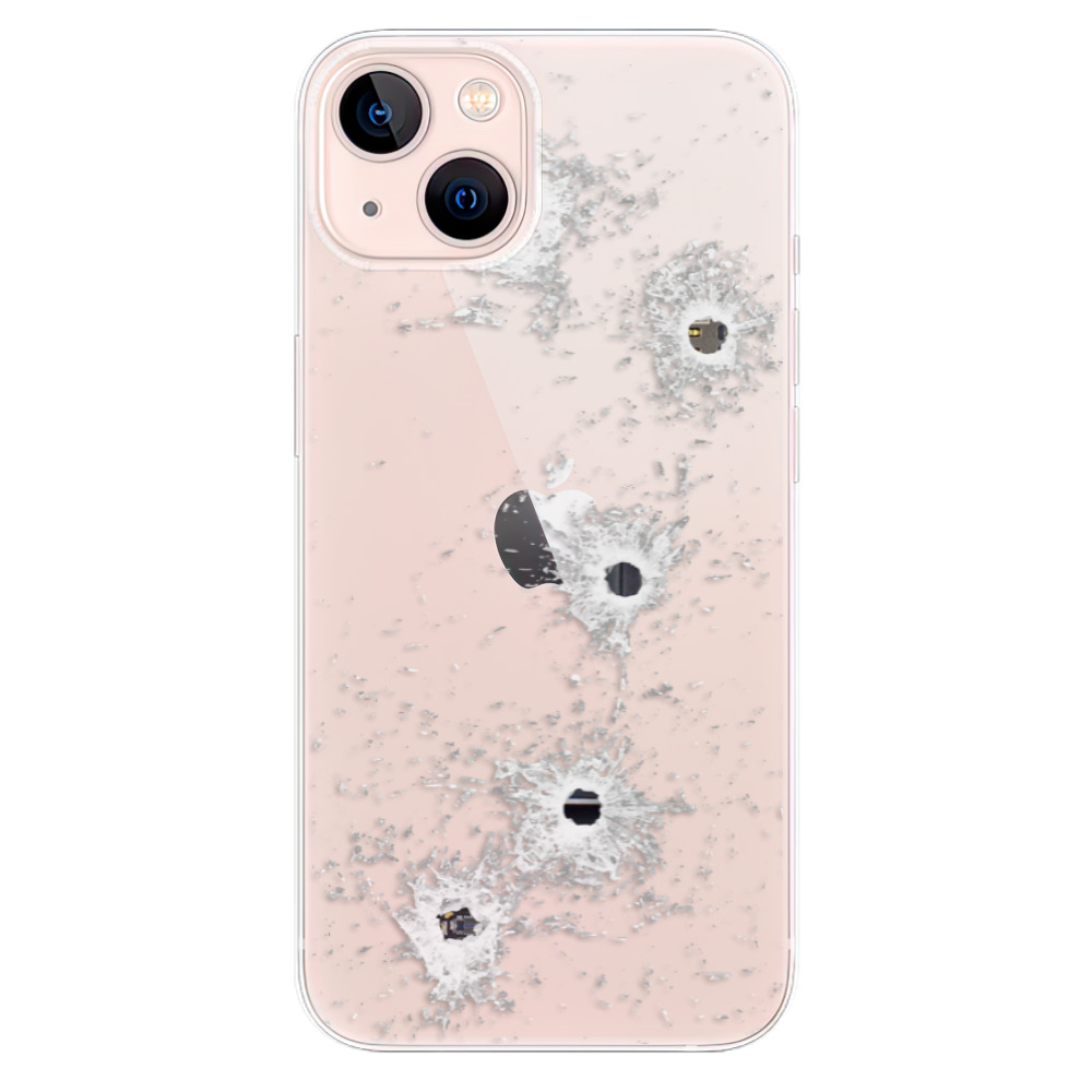 Odolné silikonové pouzdro iSaprio - Gunshots - iPhone 13