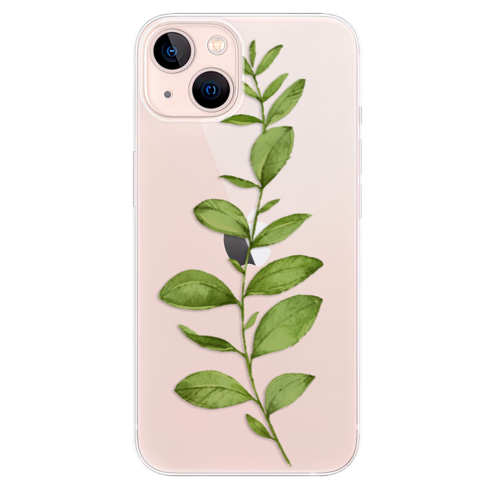 Odolné silikonové pouzdro iSaprio - Green Plant 01 - iPhone 13