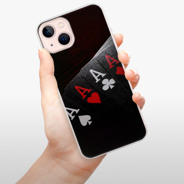 Silikonové pouzdro iSaprio - Apple iPhone 13 - Poker