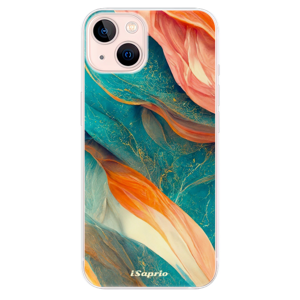 Odolné silikonové pouzdro iSaprio - Abstract Marble - iPhone 13