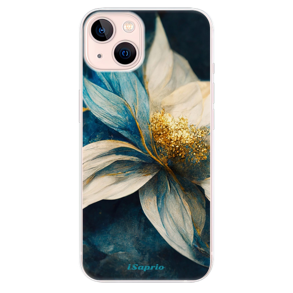 Odolné silikonové pouzdro iSaprio - Blue Petals - iPhone 13