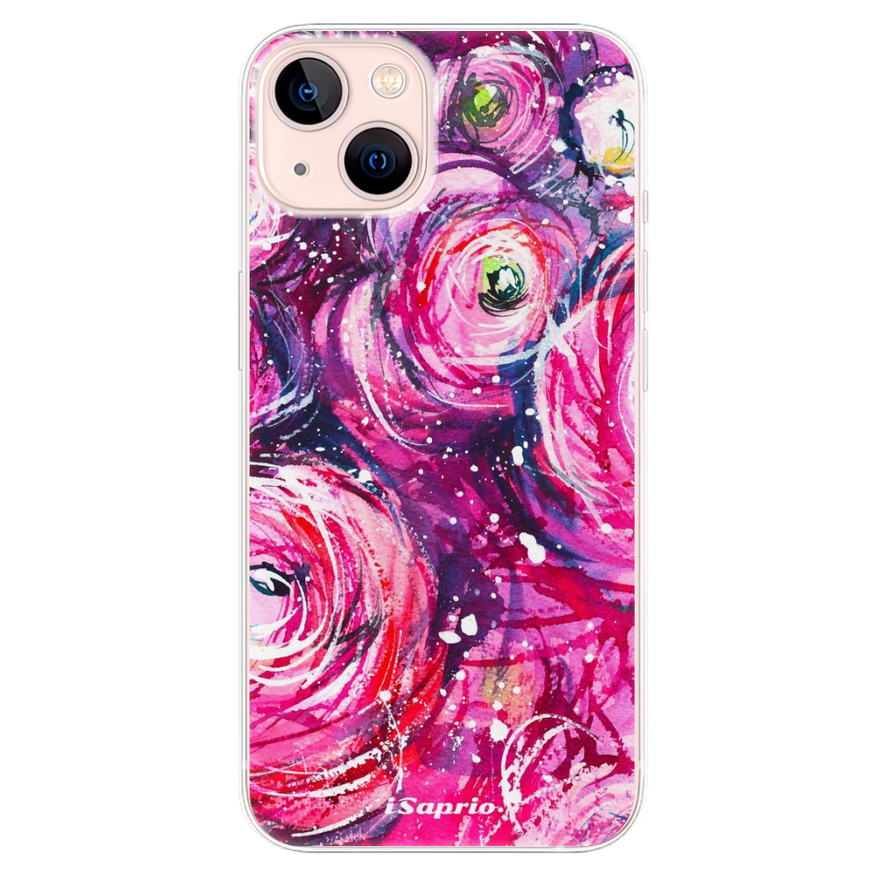 Odolné silikonové pouzdro iSaprio - Pink Bouquet - iPhone 13