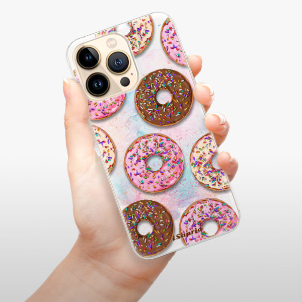 Silikonové pouzdro iSaprio - Apple iPhone 13 Pro - Donuts 11