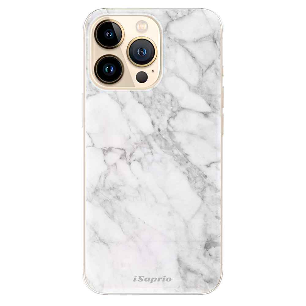 Odolné silikonové pouzdro iSaprio - SilverMarble 14 - iPhone 13 Pro