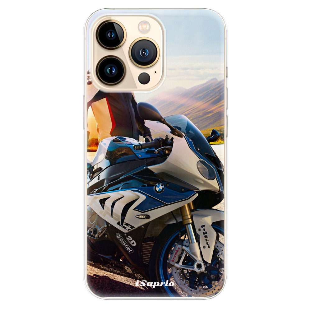 Odolné silikonové pouzdro iSaprio - Motorcycle 10 - iPhone 13 Pro