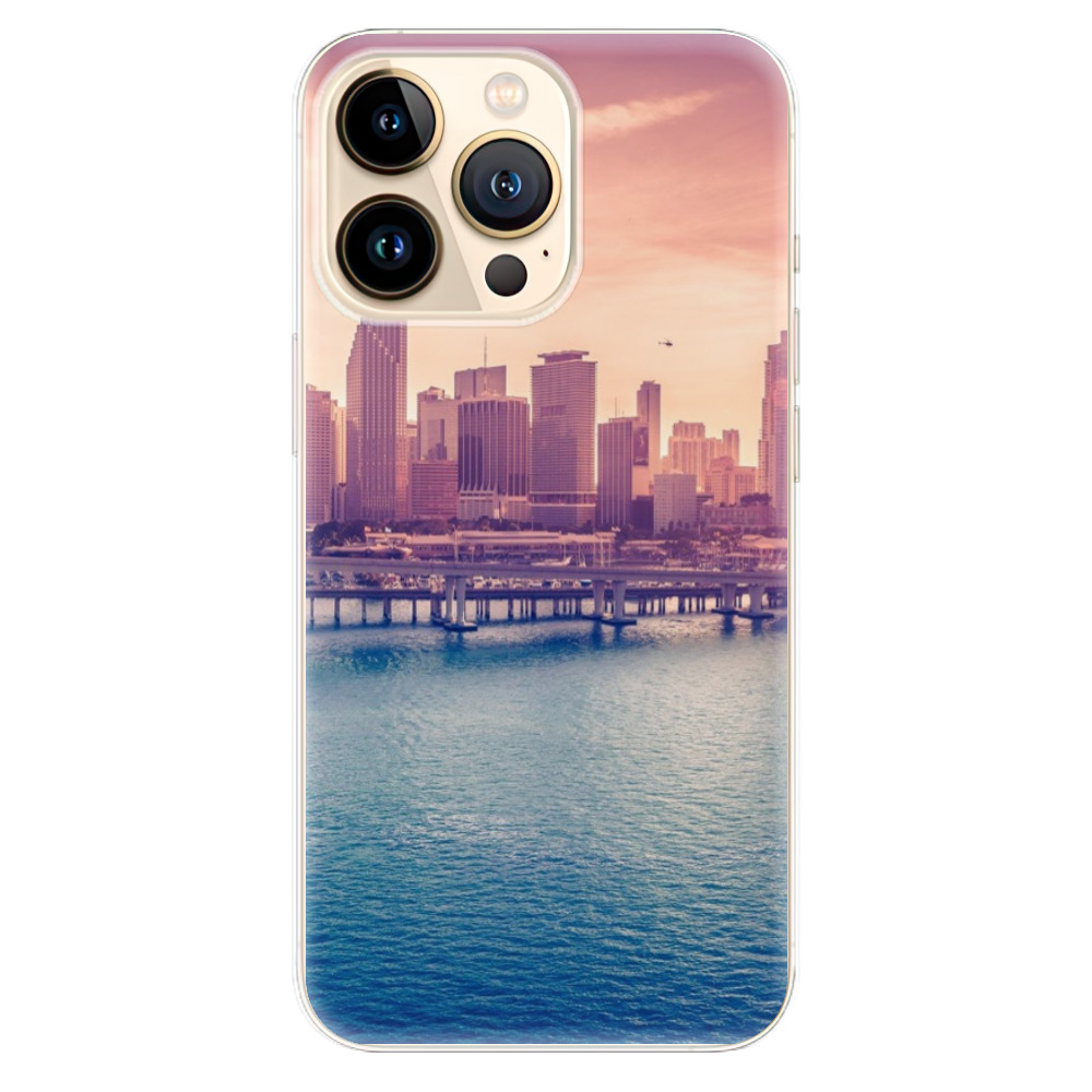 Odolné silikonové pouzdro iSaprio - Morning in a City - iPhone 13 Pro