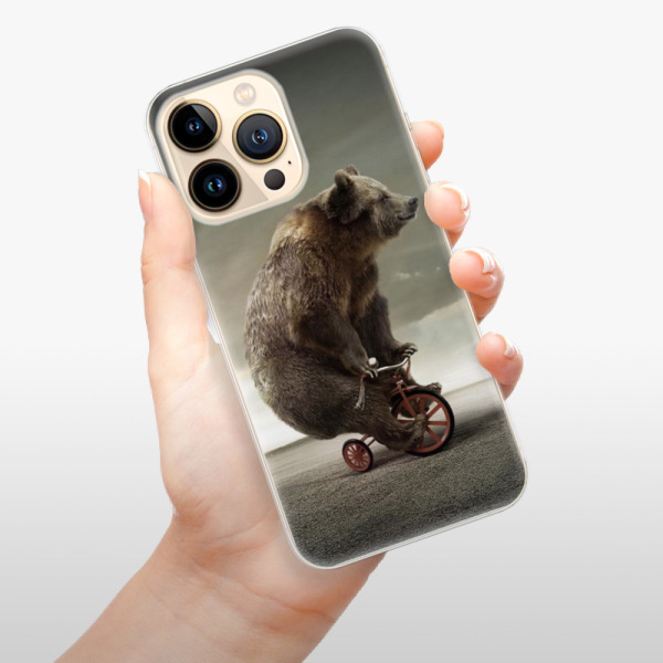 Silikonové pouzdro iSaprio - Apple iPhone 13 Pro - Bear 01