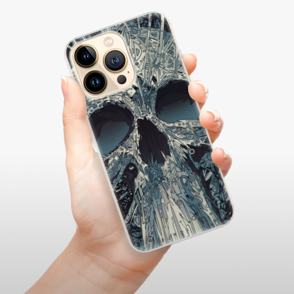 Silikonové pouzdro iSaprio - Apple iPhone 13 Pro - Abstract Skull