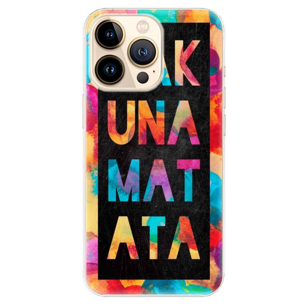 Odolné silikonové pouzdro iSaprio - Hakuna Matata 01 na mobil Apple iPhone 13 Pro (Odolný silikonový kryt, obal, pouzdro iSaprio - Hakuna Matata 01 na mobilní telefon Apple iPhone 13 Pro)