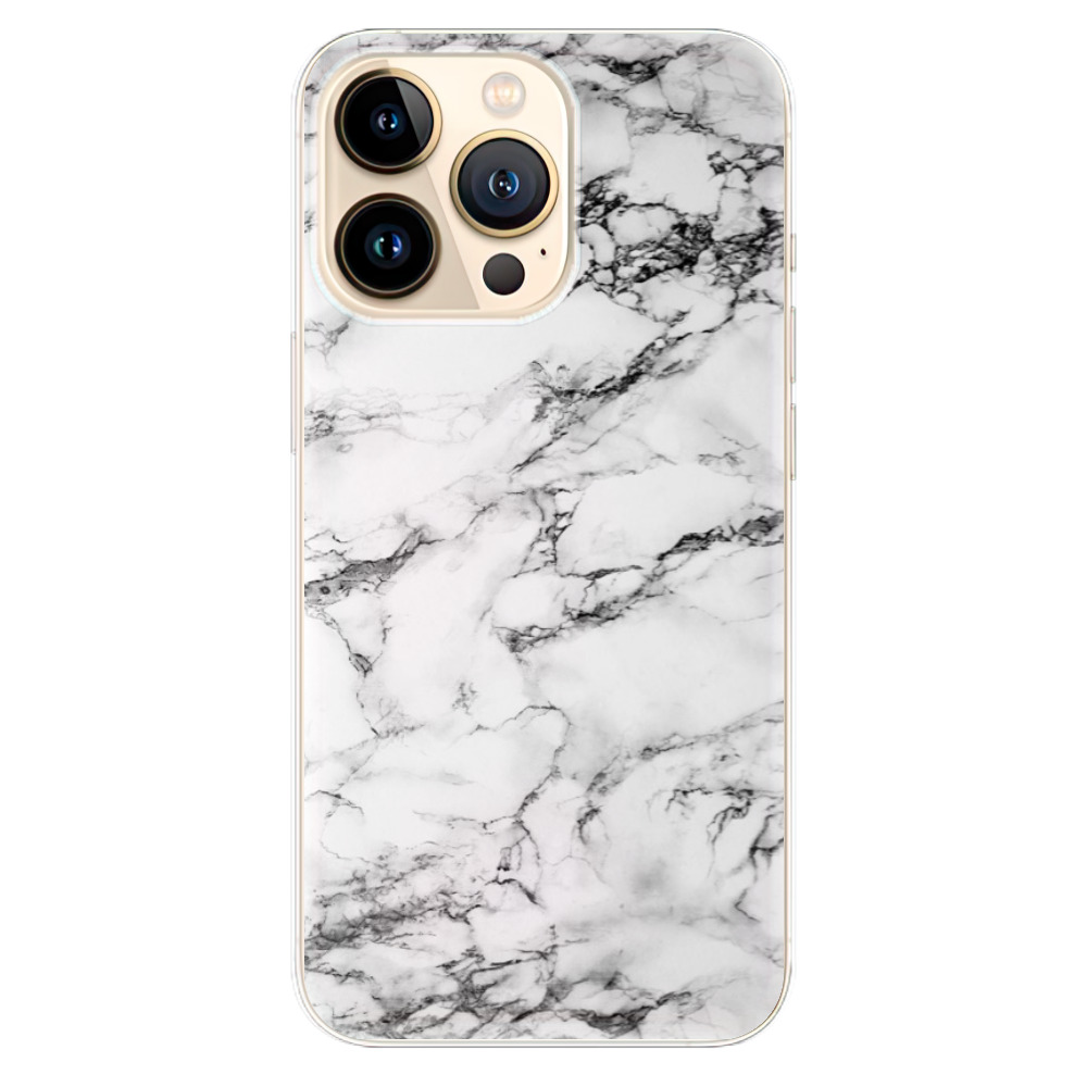 Odolné silikonové pouzdro iSaprio - White Marble 01 na mobil Apple iPhone 13 Pro (Odolný silikonový kryt, obal, pouzdro iSaprio - White Marble 01 na mobilní telefon Apple iPhone 13 Pro)