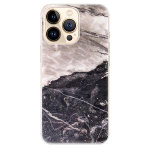 Odolné silikonové pouzdro iSaprio - BW Marble na mobil Apple iPhone 13 Pro