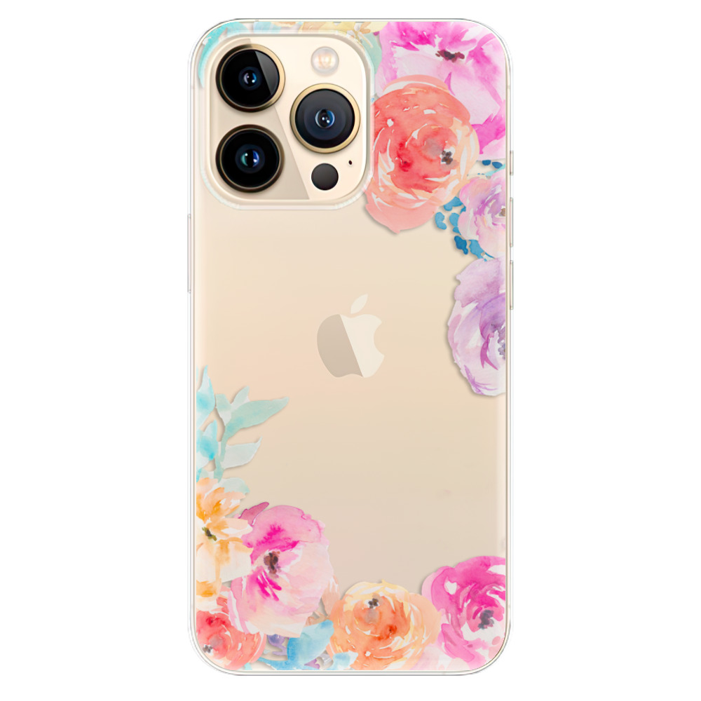 Odolné silikonové pouzdro iSaprio - Flower Brush - iPhone 13 Pro