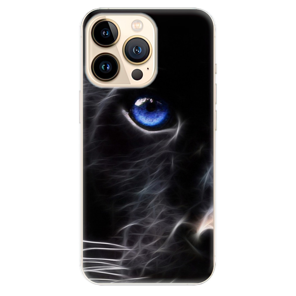 Odolné silikonové pouzdro iSaprio - Black Puma na mobil Apple iPhone 13 Pro (Odolný silikonový kryt, obal, pouzdro iSaprio - Black Puma na mobilní telefon Apple iPhone 13 Pro)