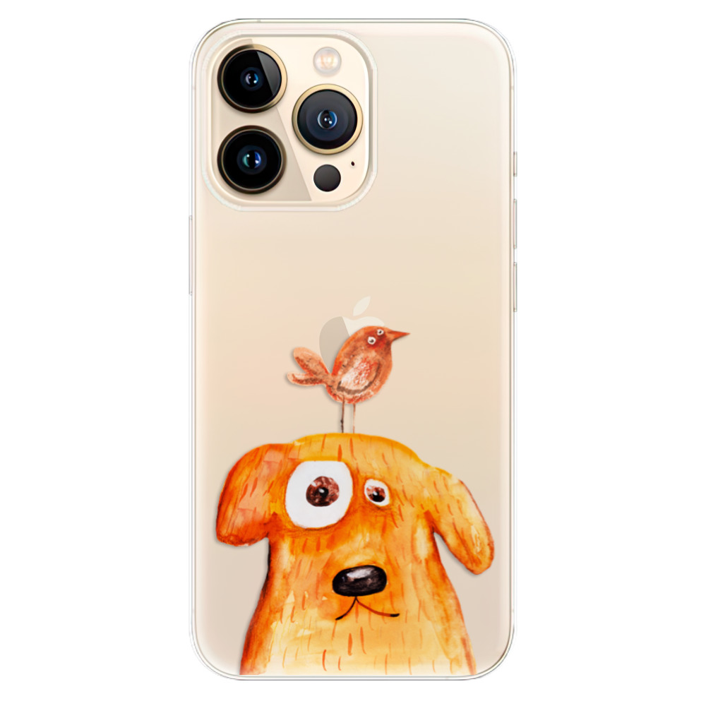 Odolné silikonové pouzdro iSaprio - Dog And Bird na mobil Apple iPhone 13 Pro (Odolný silikonový kryt, obal, pouzdro iSaprio - Dog And Bird na mobilní telefon Apple iPhone 13 Pro)