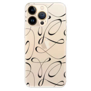 Silikonové pouzdro iSaprio - Apple iPhone 13 Pro - Fancy black