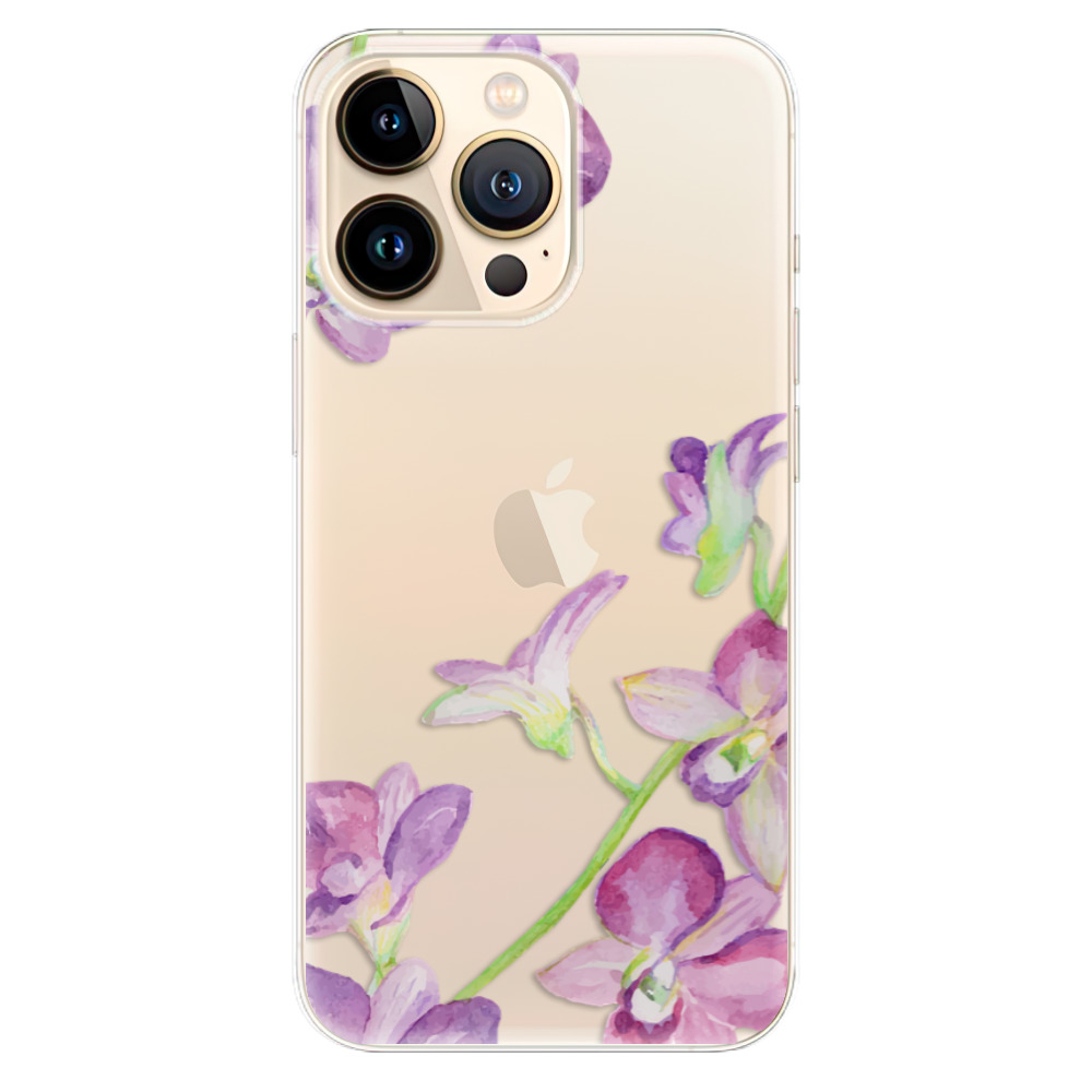 Odolné silikonové pouzdro iSaprio - Purple Orchid na mobil Apple iPhone 13 Pro (Odolný silikonový kryt, obal, pouzdro iSaprio - Purple Orchid na mobilní telefon Apple iPhone 13 Pro)