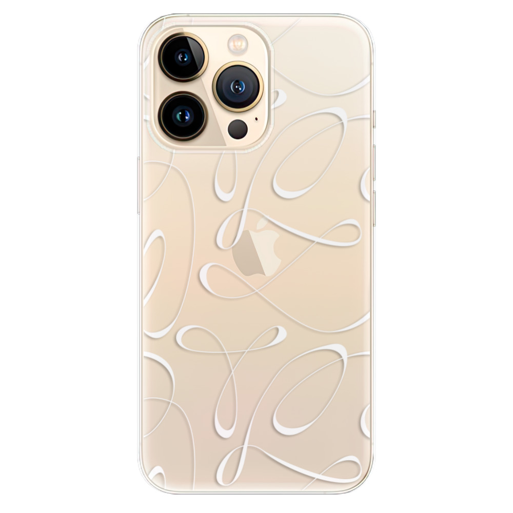 Odolné silikonové pouzdro iSaprio - Fancy - white na mobil Apple iPhone 13 Pro (Odolný silikonový kryt, obal, pouzdro iSaprio - Fancy - white na mobilní telefon Apple iPhone 13 Pro)