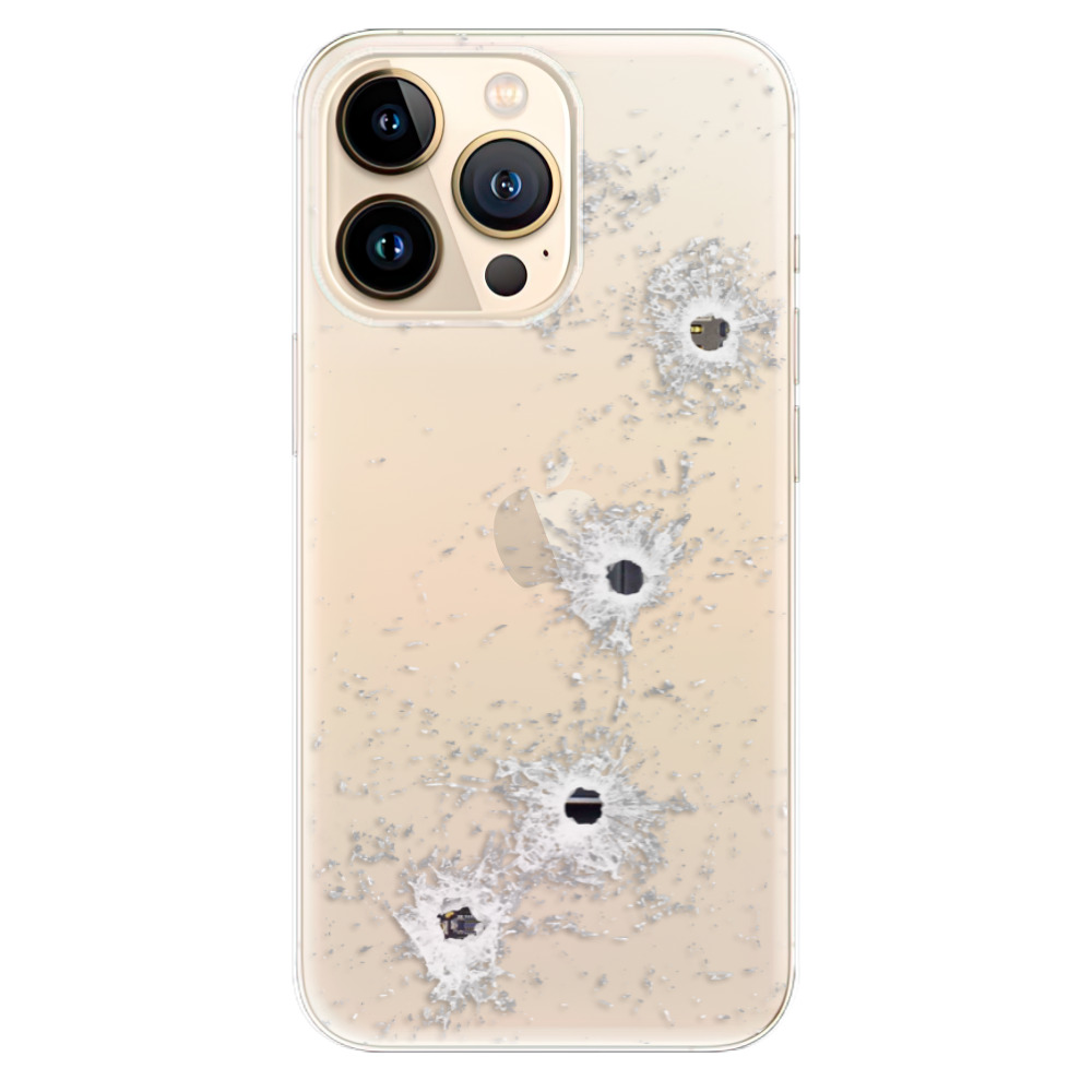 Odolné silikonové pouzdro iSaprio - Gunshots - iPhone 13 Pro