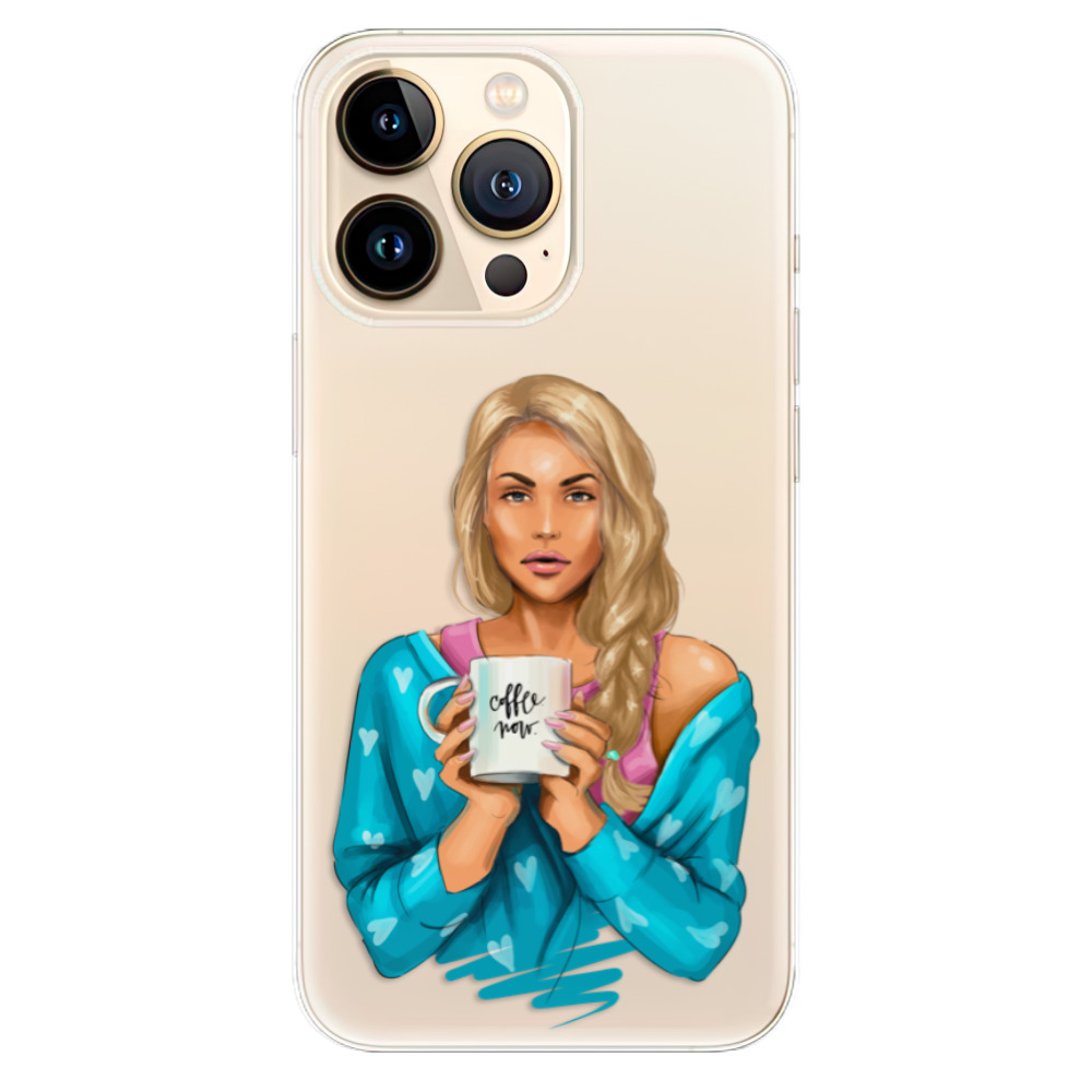 Odolné silikonové pouzdro iSaprio - Coffe Now - Blond - iPhone 13 Pro