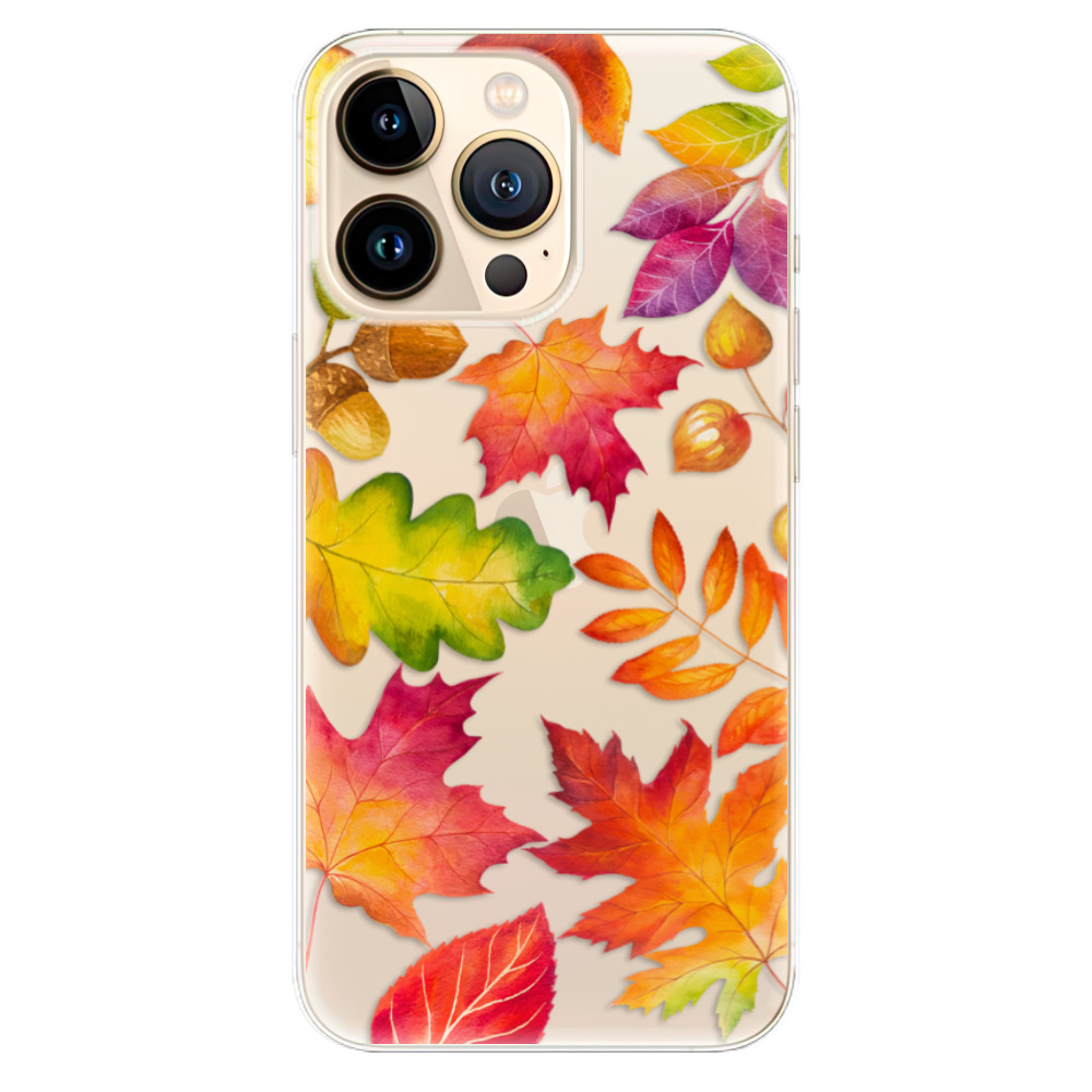 Odolné silikonové pouzdro iSaprio - Autumn Leaves 01 - iPhone 13 Pro