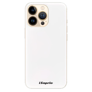 Odolné silikonové pouzdro iSaprio - 4Pure - bílé na mobil Apple iPhone 13 Pro