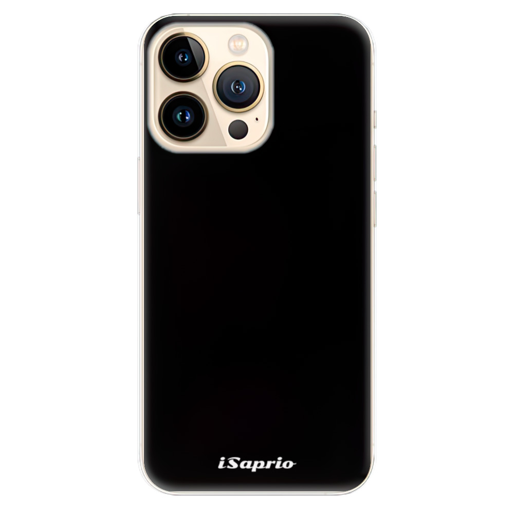 Odolné silikonové pouzdro iSaprio - 4Pure - černý - iPhone 13 Pro