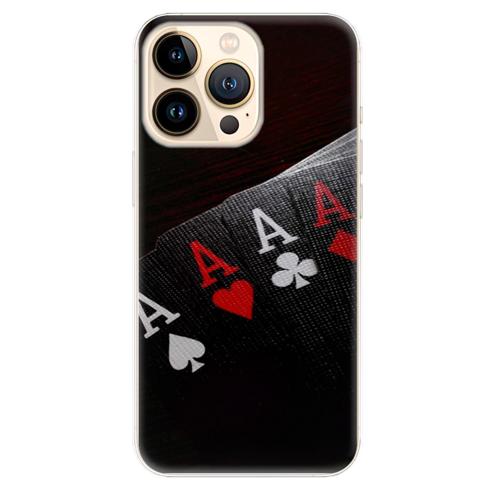 Odolné silikonové pouzdro iSaprio - Poker - iPhone 13 Pro