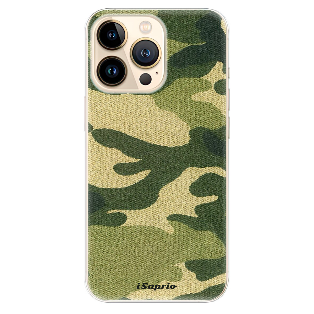 Odolné silikonové pouzdro iSaprio - Green Camuflage 01 - iPhone 13 Pro Max
