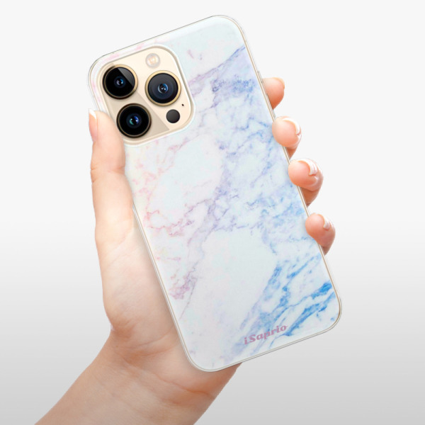 Odolné silikonové pouzdro iSaprio - Raibow Marble 10 na mobil Apple iPhone 13 Pro Max - výprodej