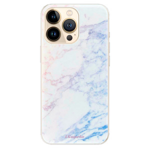 Odolné silikonové pouzdro iSaprio - Raibow Marble 10 na mobil Apple iPhone 13 Pro Max - výprodej