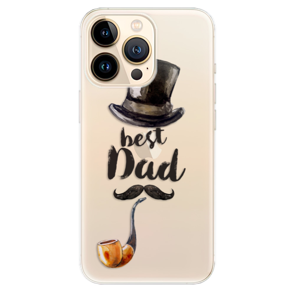 Odolné silikonové pouzdro iSaprio - Best Dad - iPhone 13 Pro Max