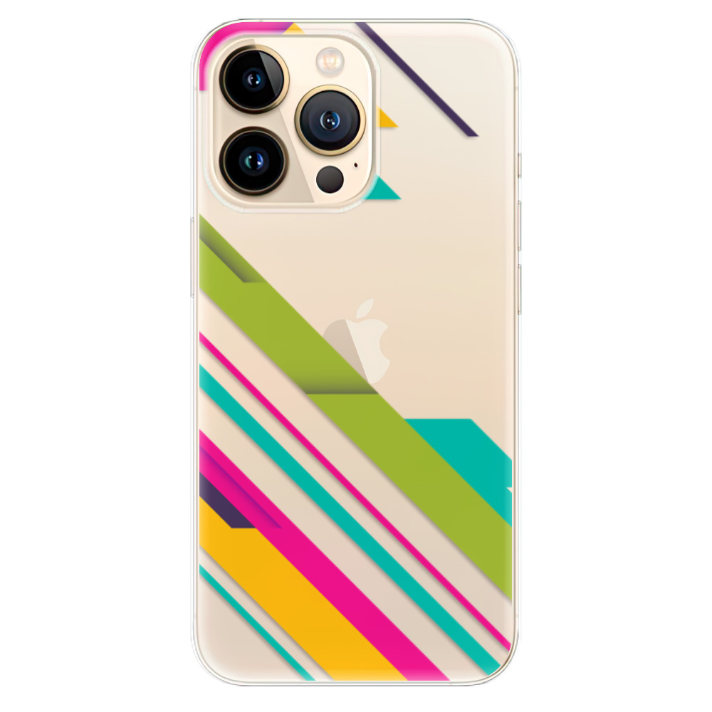 Odolné silikonové pouzdro iSaprio - Color Stripes 03 - iPhone 13 Pro Max