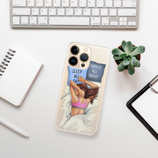 Odolné silikonové pouzdro iSaprio - Dance and Sleep na mobil Apple iPhone 13 Pro Max - výprodej