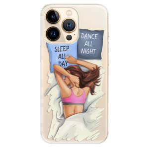 Odolné silikonové pouzdro iSaprio - Dance and Sleep na mobil Apple iPhone 13 Pro Max - výprodej