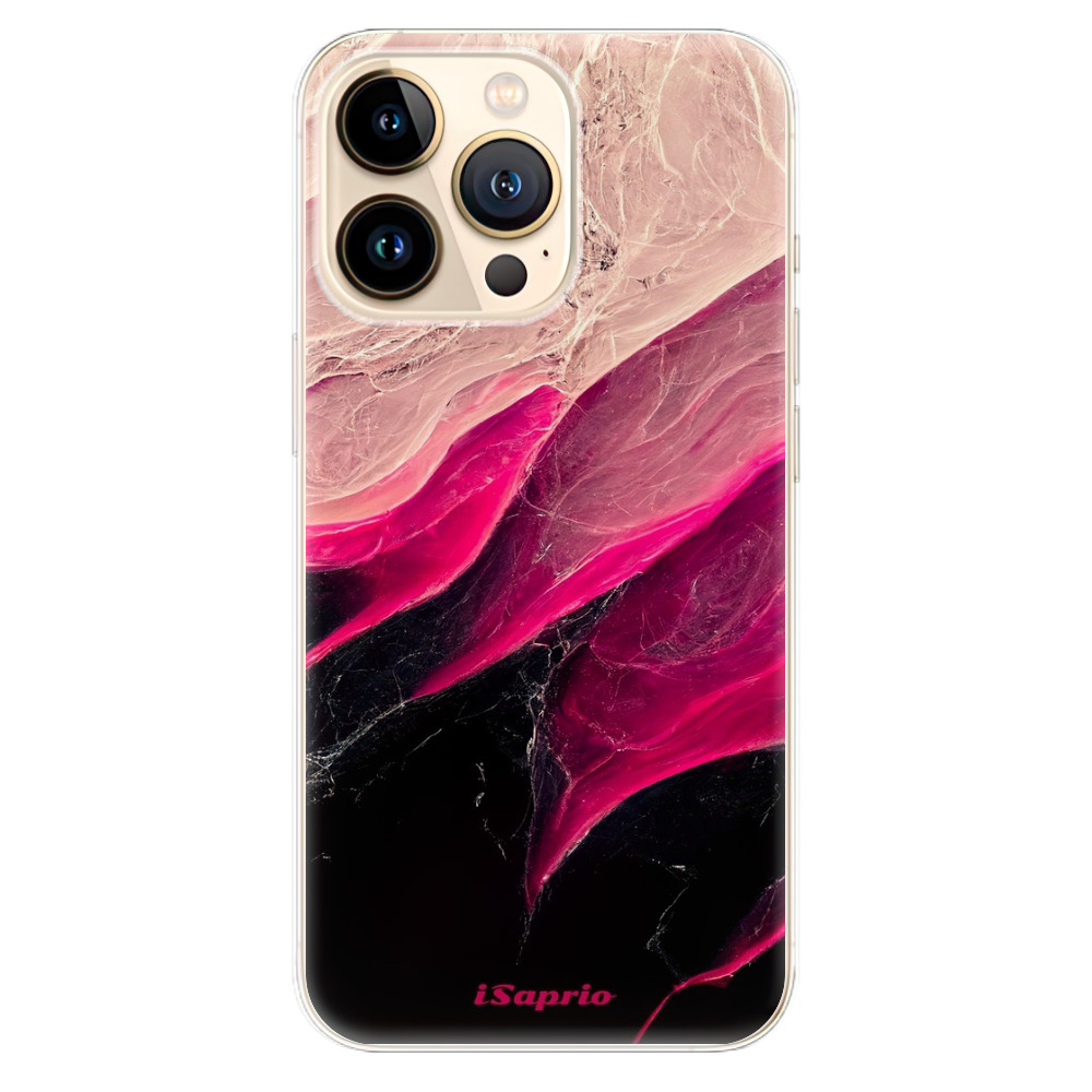 Odolné silikonové pouzdro iSaprio - Black and Pink - iPhone 13 Pro Max