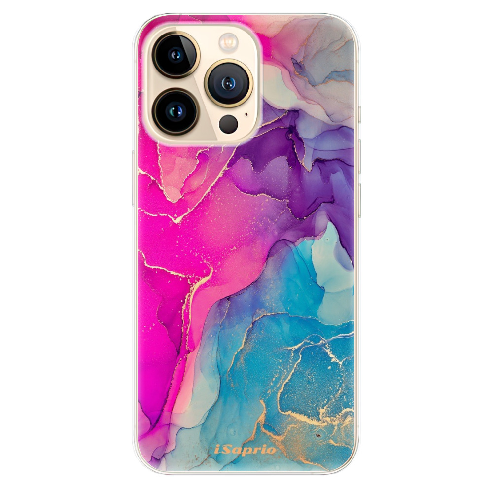 Odolné silikonové pouzdro iSaprio - Purple Ink - iPhone 13 Pro Max