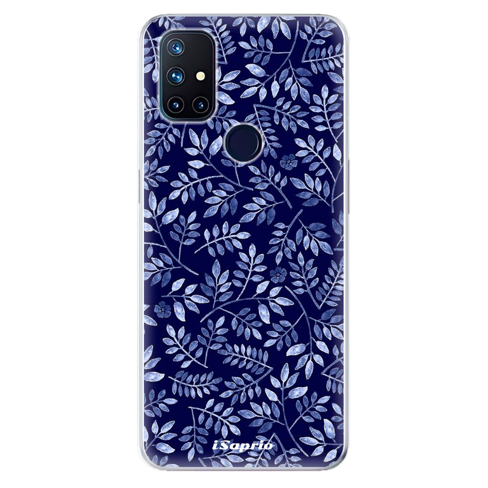 Odolné silikonové pouzdro iSaprio - Blue Leaves 05 na mobil OnePlus Nord N10 5G (Odolný silikonový kryt, obal, pouzdro iSaprio - Blue Leaves 05 na mobilní telefon OnePlus Nord N10 5G)