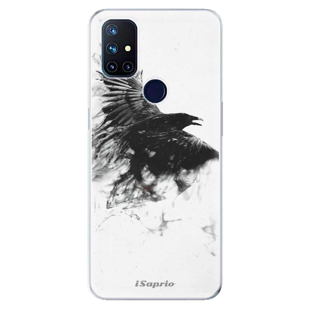 Odolné silikonové pouzdro iSaprio - Dark Bird 01 na mobil OnePlus Nord N10 5G (Odolný silikonový kryt, obal, pouzdro iSaprio - Dark Bird 01 na mobilní telefon OnePlus Nord N10 5G)