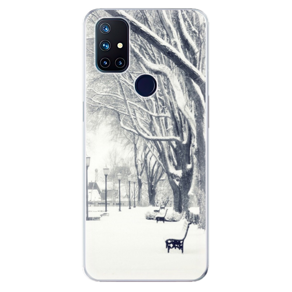 Odolné silikonové pouzdro iSaprio - Snow Park - OnePlus Nord N10 5G