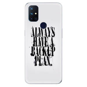 Odolné silikonové pouzdro iSaprio - Backup Plan na mobil OnePlus Nord N10 5G