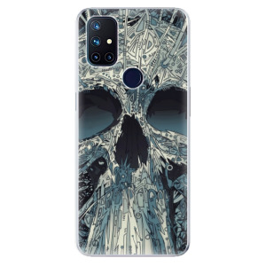 Odolné silikonové pouzdro iSaprio - Abstract Skull na mobil OnePlus Nord N10 5G