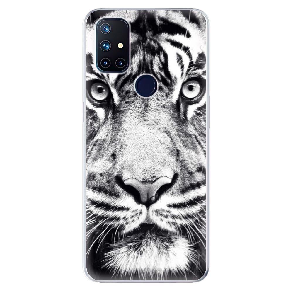 Odolné silikonové pouzdro iSaprio - Tiger Face na mobil OnePlus Nord N10 5G (Odolný silikonový kryt, obal, pouzdro iSaprio - Tiger Face na mobilní telefon OnePlus Nord N10 5G)
